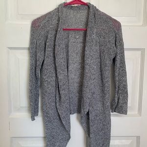 Eileen Fisher Petite Grey Knitted Cardigan PP